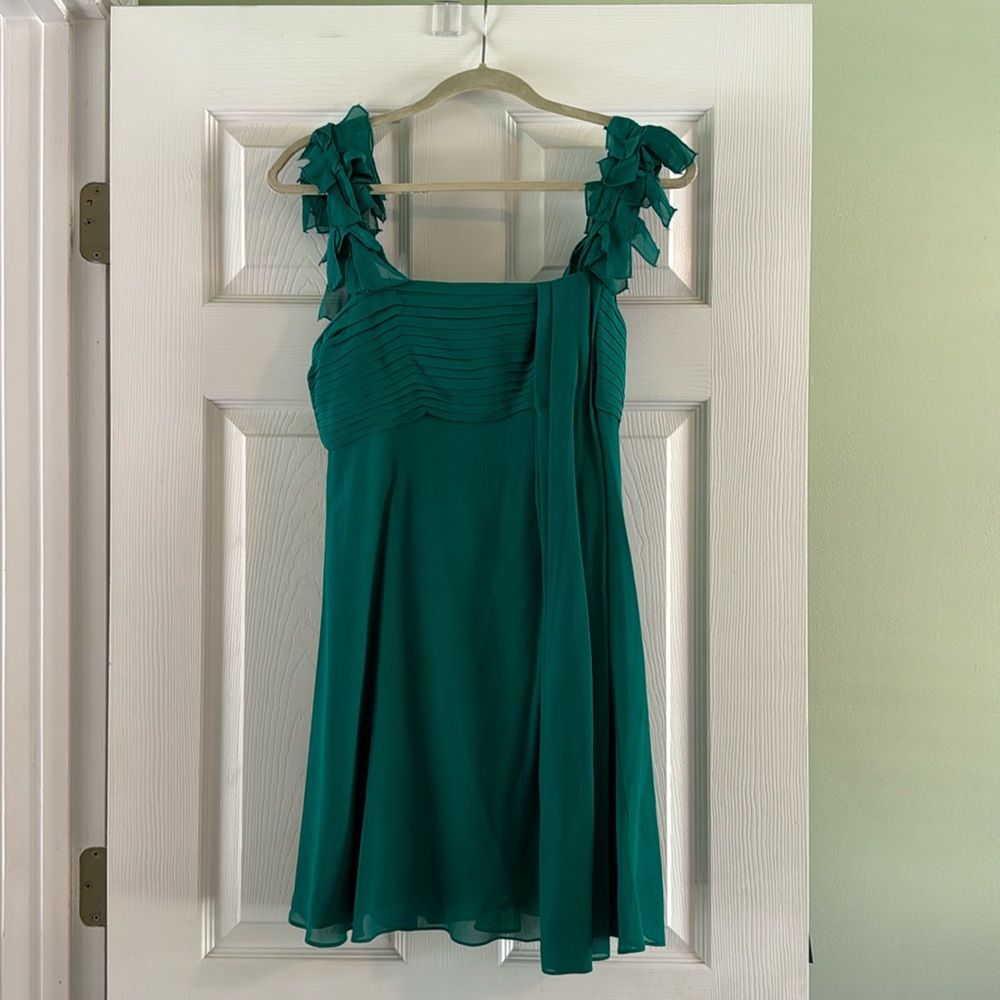 BCBG 100% Silk Mini Cocktail Dress Size 4